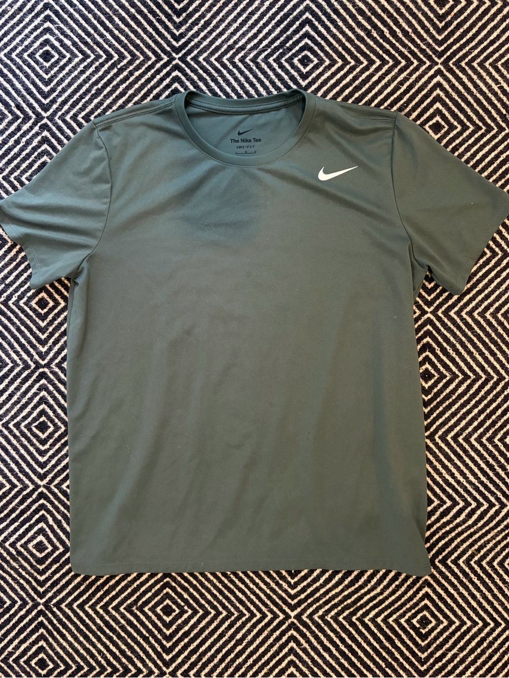 Nike Kid’s Dark Green Dri-FIT Performance Tee - L